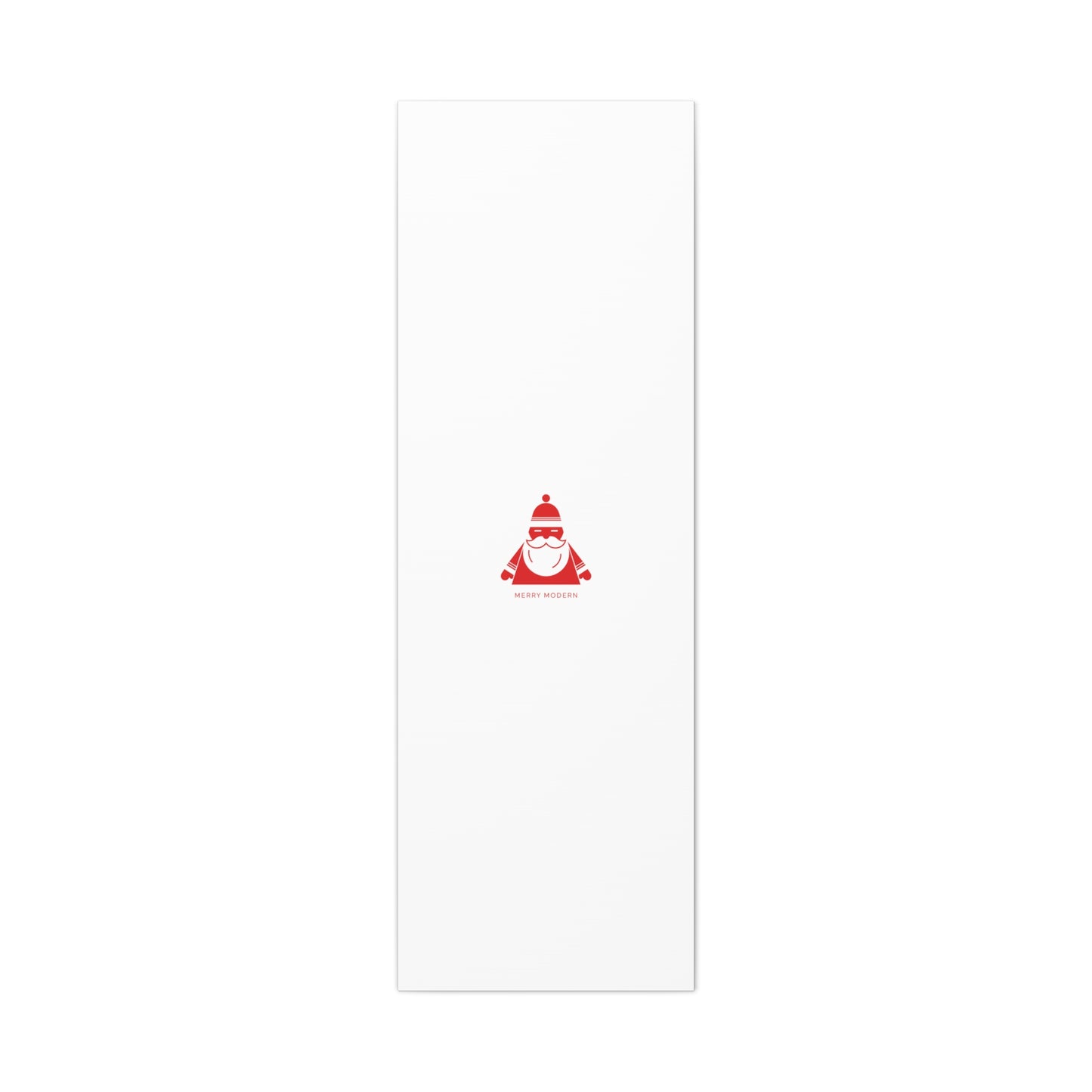 Minimal Santa Graphic Canvas | Modern Santa Graphic, Geometric Christmas Art