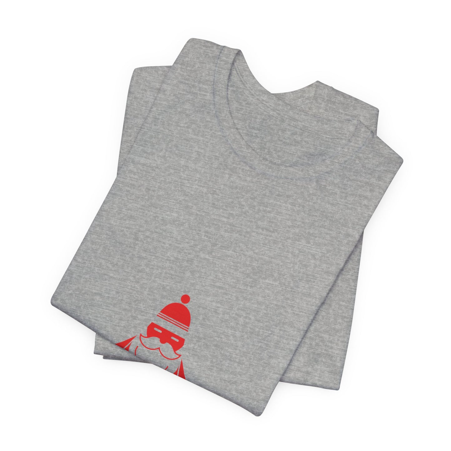 Minimalist Santa Graphic Tee | Modern Santa, Geometric Santa