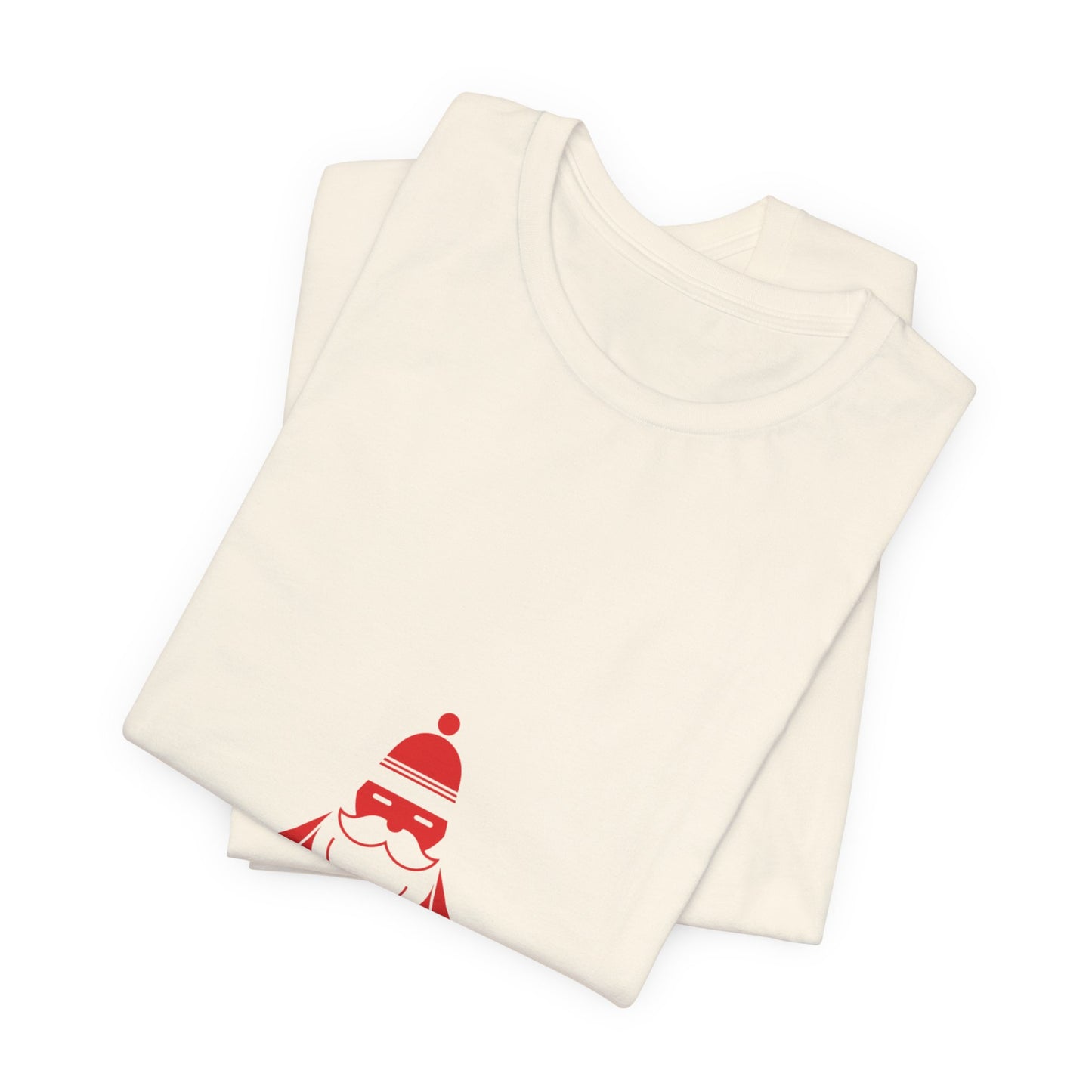 Minimalist Santa Graphic Tee | Modern Santa, Geometric Santa