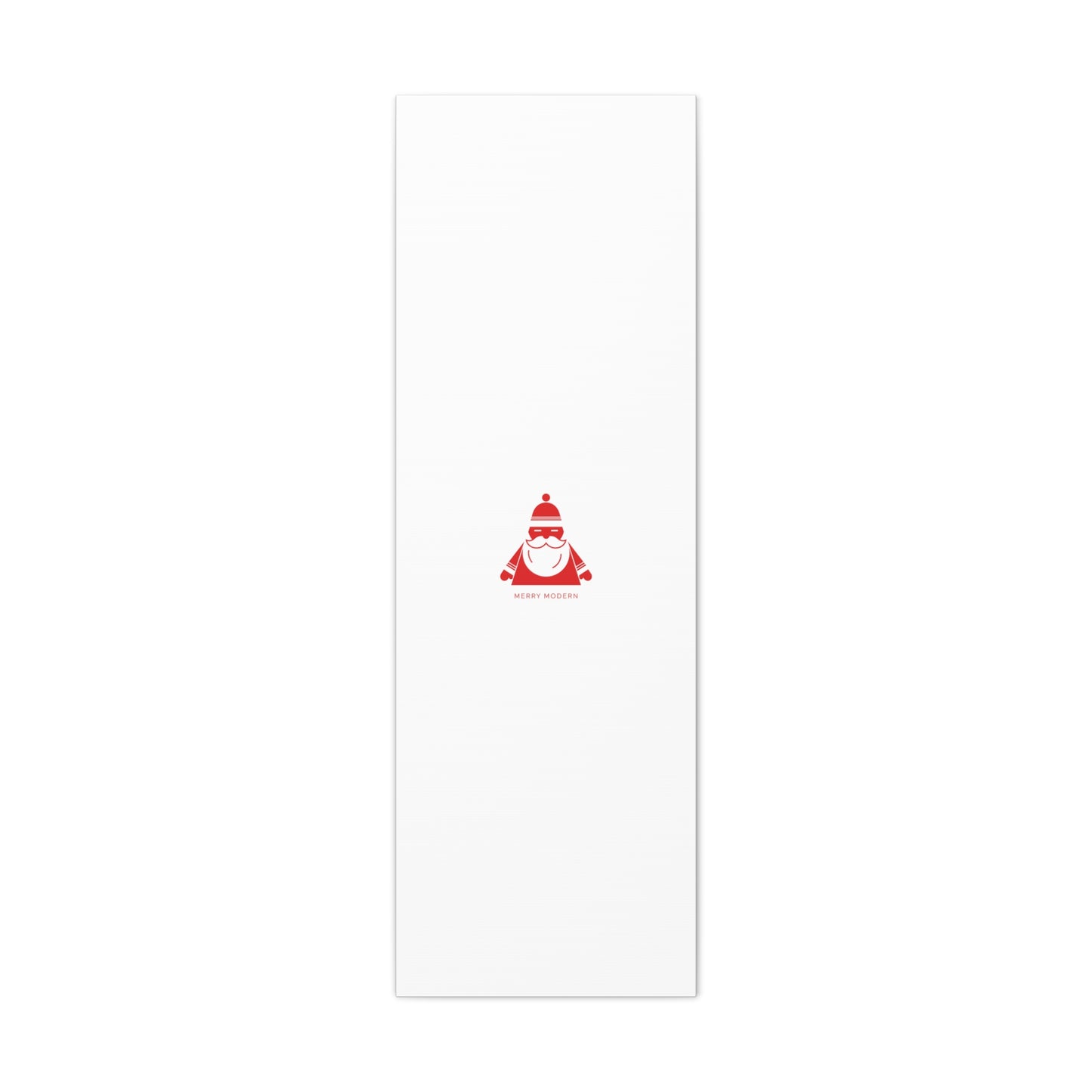 Minimal Santa Graphic Canvas | Modern Santa Graphic, Geometric Christmas Art