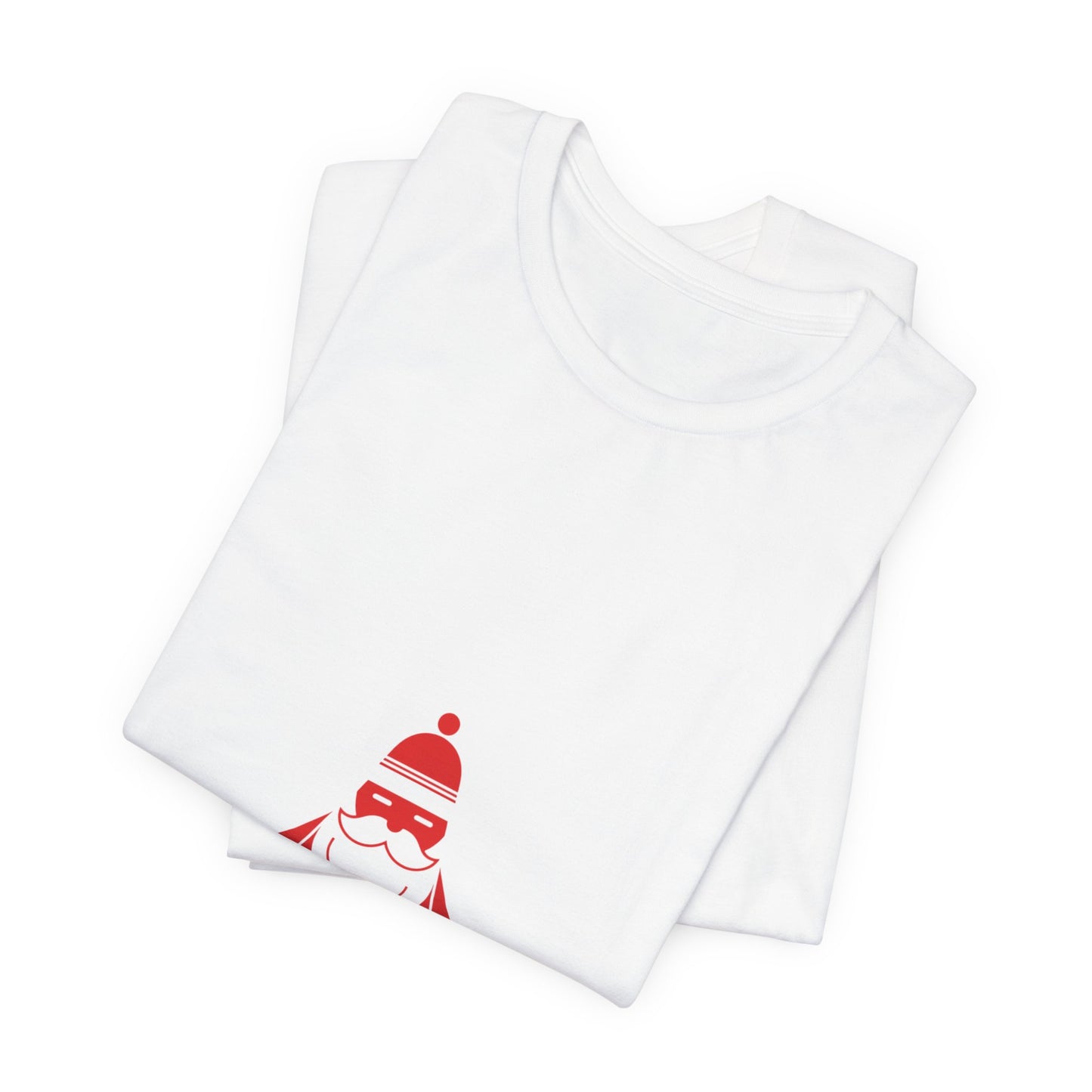 Minimalist Santa Graphic Tee | Modern Santa, Geometric Santa